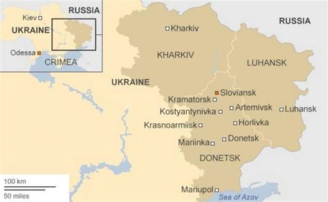 'Many dead' in Ukraine offensive in Sloviansk - Turchynov - BBC News