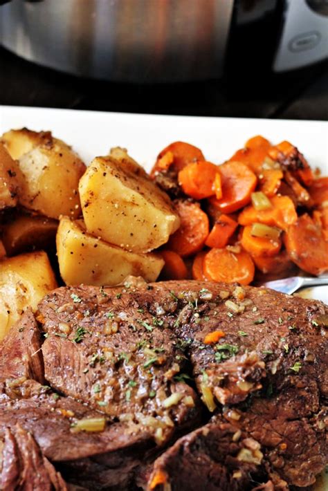 Amazing Crock Pot Roast with Potatoes and Carrots - My Recipe Treasures