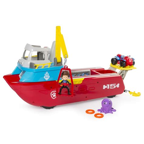 Paw Patrol Sea Patrol - Sea Patroller Transforming Vehicle with Lights and Sounds - Walmart.com ...