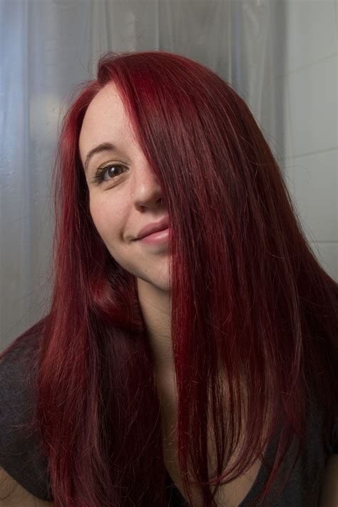 Как покрасить волосы тоником бордо - 81 фото