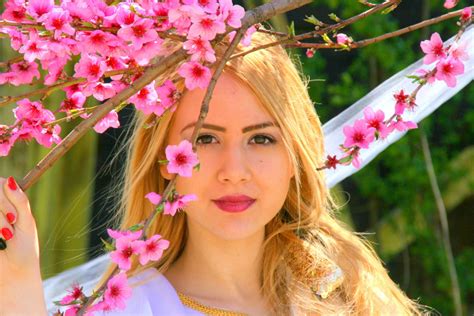 Free Images : tree, blossom, plant, girl, woman, flower, portrait, model, spring, clothing, lady ...