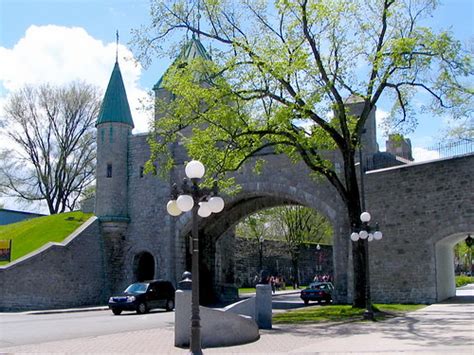 The OLD WALL of QUEBEC CITY | This castle-like 'gate' is nam… | Flickr