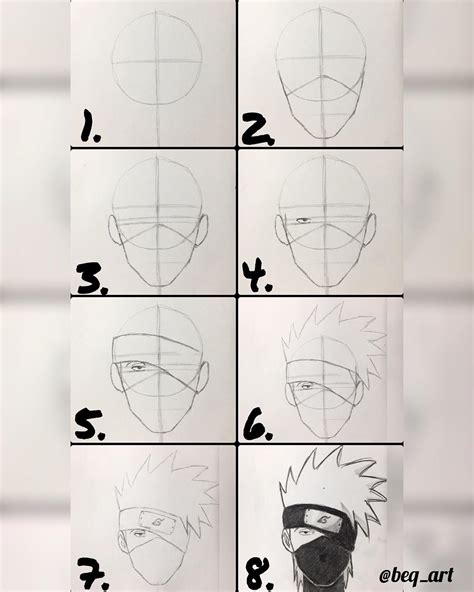 How To Draw Anime Step By Step Boy : Try to make your own anime style, face and.