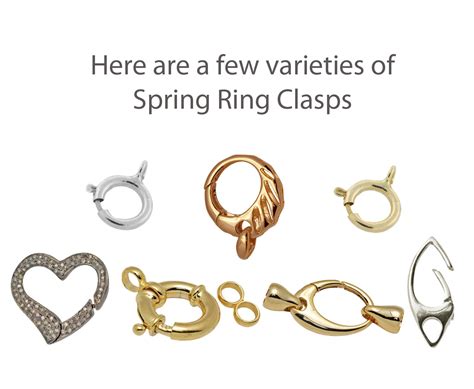 A Detailed Guide to Jewelry Clasps: Lobster Clasps and Spring Rings ...