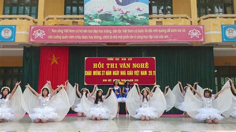 Hội thi văn nghệ chào mừng 37 năm ngày nhà giáo Việt Nam 20/11- Lớp 7B trường THCS Ninh Hiệp ...