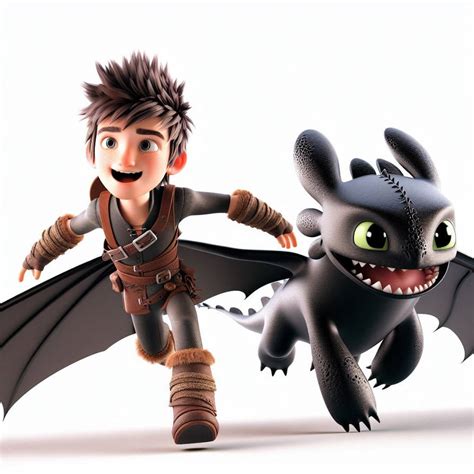 Hiccups and Toothless from HTTYD (Dreamworks) by mnwachukwu16 on DeviantArt