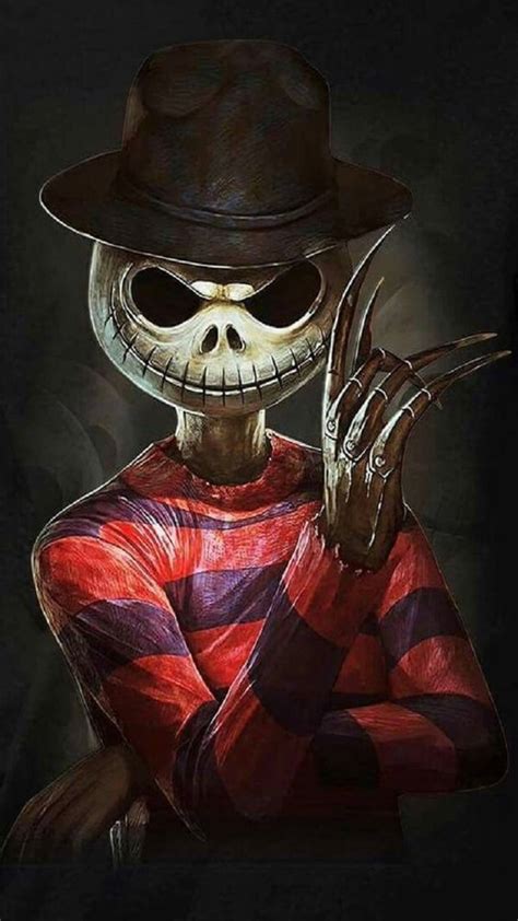 Download Freddy Krueger As Jack Skellington Wallpaper | Wallpapers.com