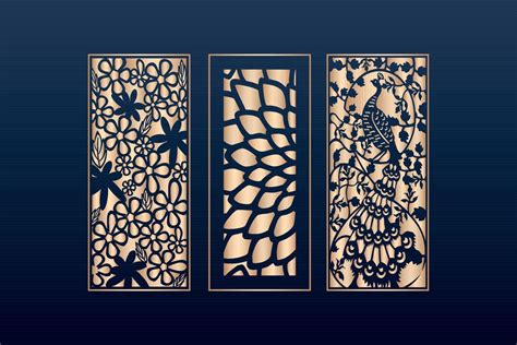 decorative elements border frame borders pattern islamic pattern files dxf Laser cut panel ...