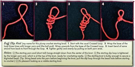 How to: Crochet Slip Knot Variations