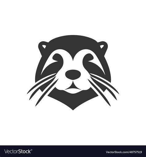 Sea otter icon Royalty Free Vector Image - VectorStock