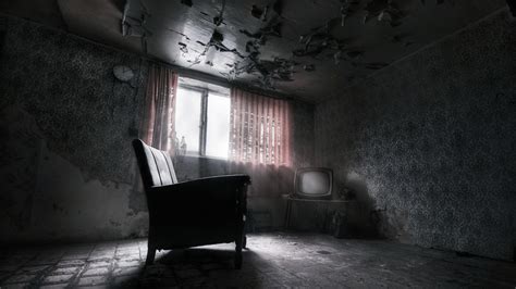 Abandoned dark room - backiee