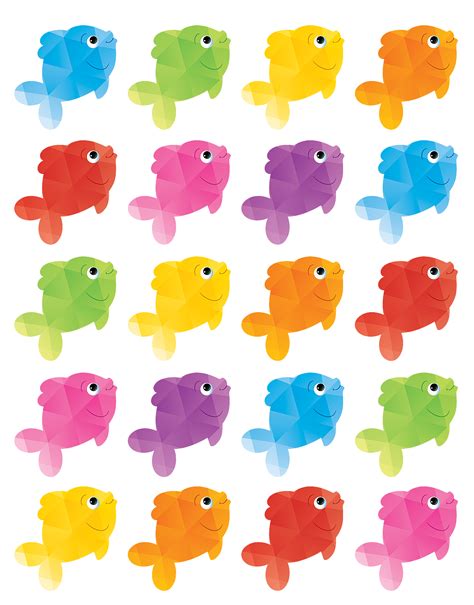 Colorful Fish Stickers - TCR3553 | Teacher Created Resources