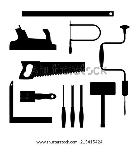 Tools Carpenter Stock Vector 140660695 - Shutterstock