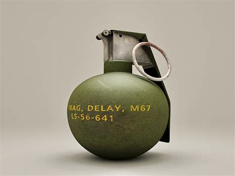 M67 Grenade 3D model - Download Free 3D models