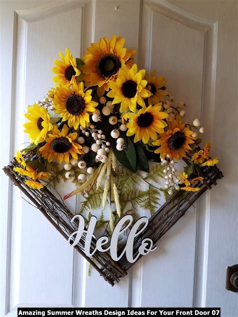 Inspiring Summer Wreath Designs for Your Front Door