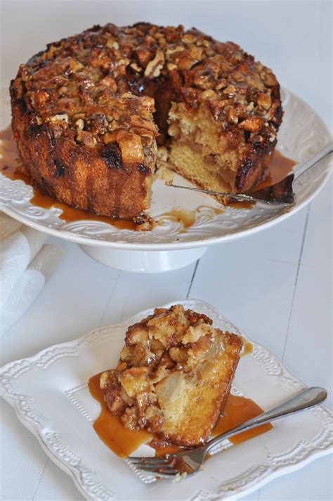 Irish Apple Cake with Irish Whiskey Caramel Sauce