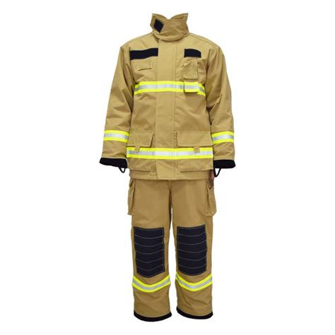 International Yellow Firefighting Suit 100% Nomex Firefighter Suits Firefighter Clothing Safety ...