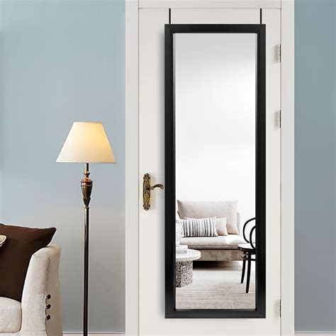 How To Hang Full Length Mirror On Door : Amazon Com Whitebeach Door Hanging Full Length Mirror ...