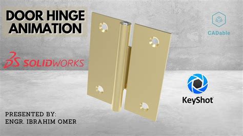 Door Hinges, Doors, Solidworks, Animation, Animation Movies, Motion ...