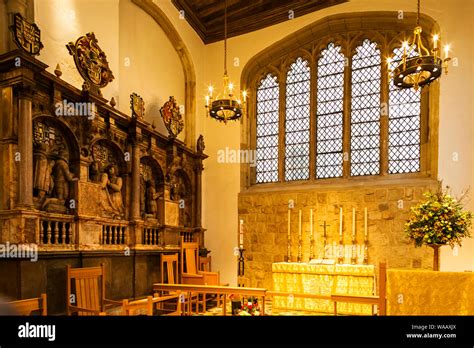 England, London, Tower of London, The Chapel Royal of St.Peter ad Vincula, Interior View of The ...