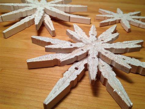 Beth Watson Design Studio: Wooden Clothespin Snowflake Tutorial for STICKY U!