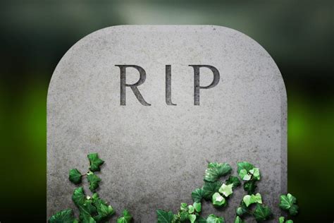 rip on gravestone - Wyoming Department of Health