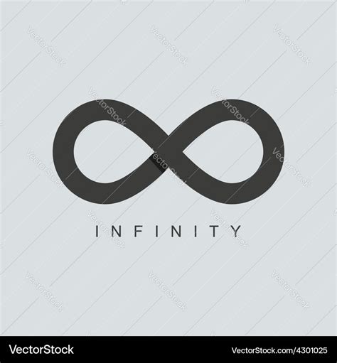 Infinity symbol Royalty Free Vector Image - VectorStock