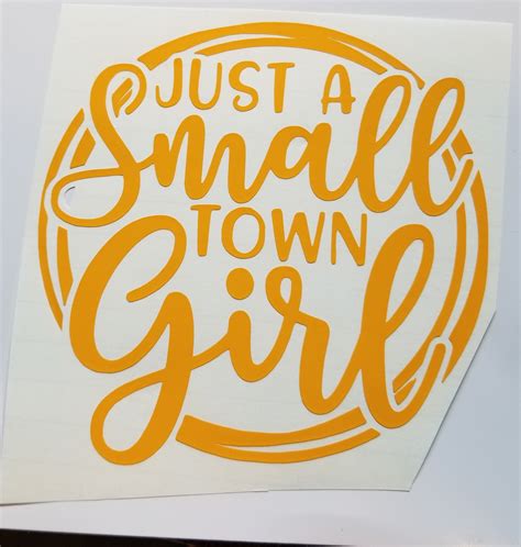 Small Town Girl Decal - Etsy