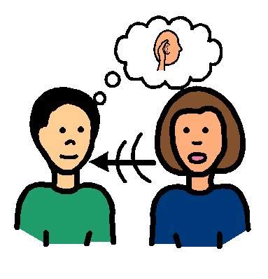 clip art listening to teacher - Clip Art Library