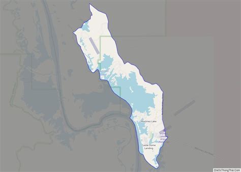 Map of Martinez Lake CDP