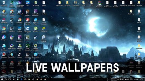 How to get live wallpapers windows 10?