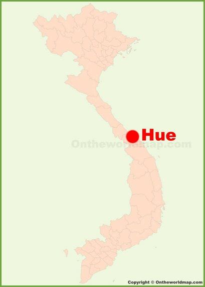 Hue Map | Vietnam | Detailed Maps of Huế