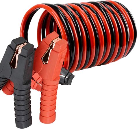 Amazon.com: Voilamart Auto Heavy Duty Jumper Cables 2 Gauge 20Ft 1200AMP with Carry Bag Long ...