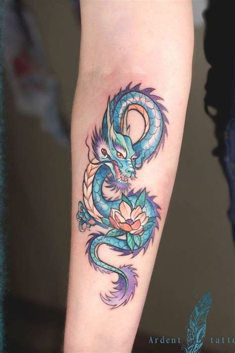 japanese dragon tattoo forearm - Richard Bone