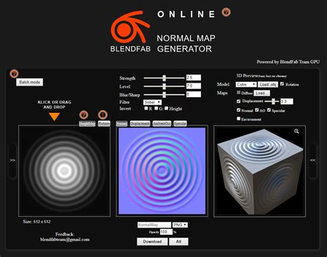 BlendFab Online All Normal Map Generator - BlenderNation