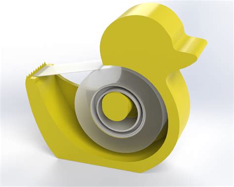 Duck tape dispenser by THop3D | Download free STL model | Printables.com