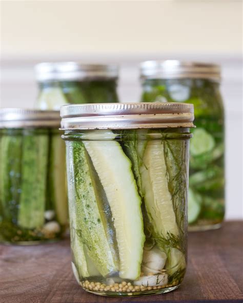 Easy Refrigerator Dill Pickles Recipe, Jar at a Time • Nourish and Nestle