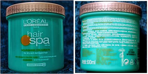 yoveelicious: L'oreal Hair Spa Nourishing Creambath Review