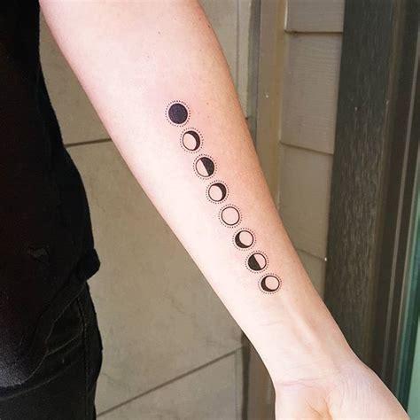 Ruby Gore - Portland, OR on Instagram: “Moon phases and dotwork on the ...