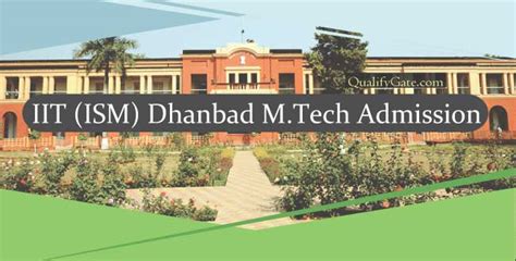 IIT (ISM) Dhanbad M.Tech Admission 2021 | Eligibility Detail