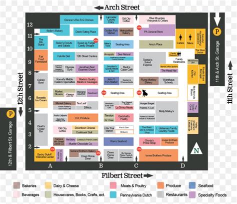 Reading Terminal Market Reading Terminal And Trainshed Map Reading ...