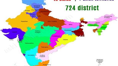 District Maps Of India, State Wise Districts Of India, 60% OFF