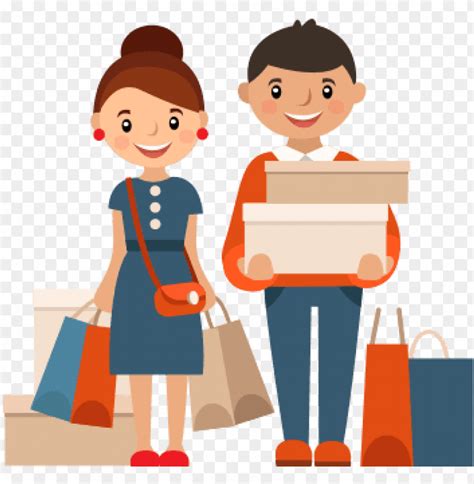 happy customer clipart - male shoppers ico PNG image with transparent background | TOPpng