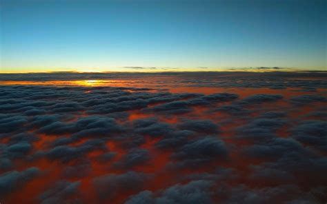 3840x2400 Sunset Above Clouds 4K ,HD 4k Wallpapers,Images,Backgrounds ...