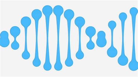 Simplified Dna Molecule Model Loopable Animation Stock Footage Video ...