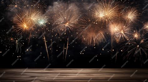 Premium AI Image | New Year 2024 Fireworks Celebration