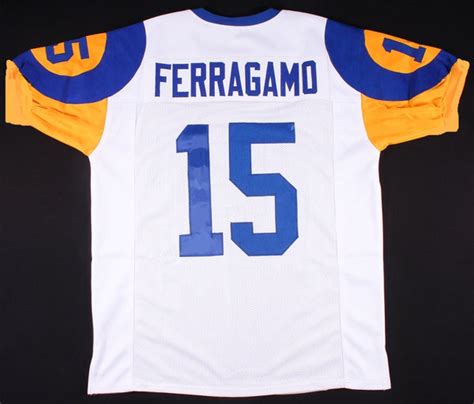 Vince Ferragamo Los Angeles Rams Throwback Jersey – Best Sports Jerseys