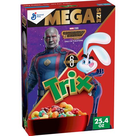 Trix, Guardians of the Galaxy Special Edition, Mega Size Cereal, 25.4 OZ - Walmart.com