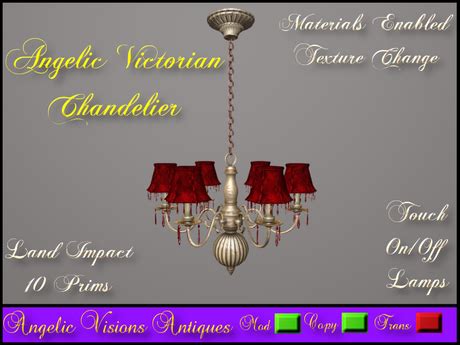 Second Life Marketplace - Angelic Victorian Chandelier