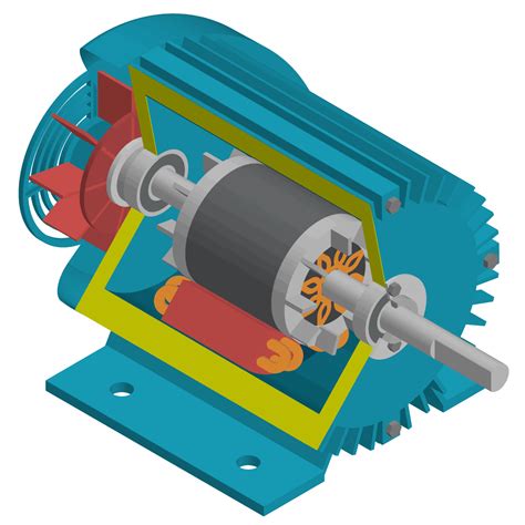 Ac Electric Motor Animation